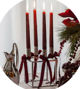 Advent Candles & Candle Holders